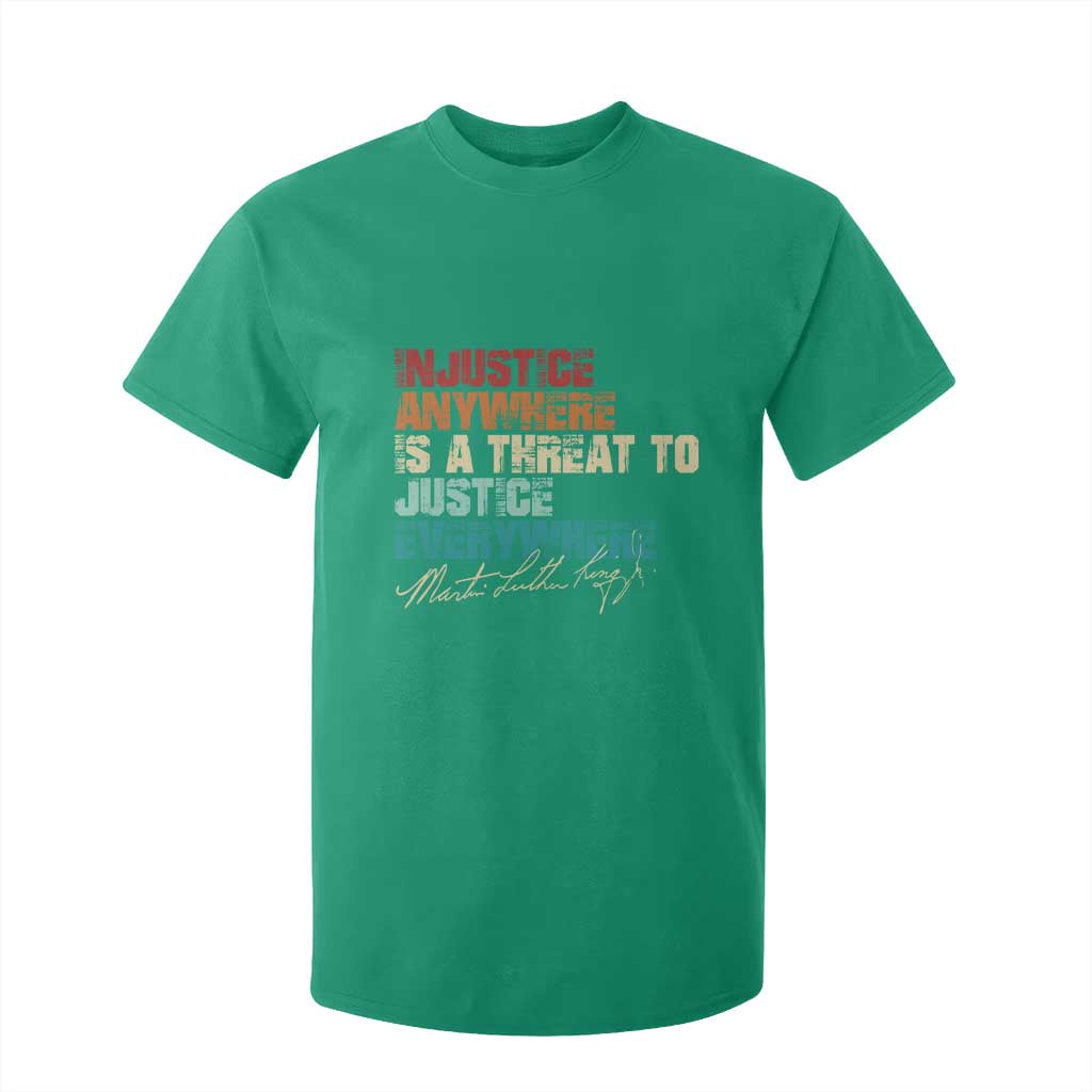 Martin Luther King Jr T Shirt For Kid Vintage Inspirational Quote MLK Day Black History Month - African Pride