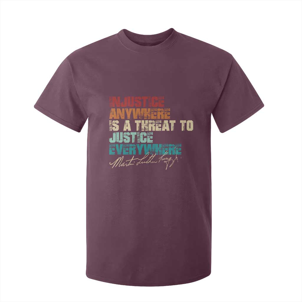 Martin Luther King Jr T Shirt For Kid Vintage Inspirational Quote MLK Day Black History Month - African Pride