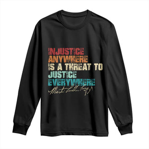 Martin Luther King Jr Long Sleeve Shirt Vintage Inspirational Quote MLK Day Black History Month - African Pride