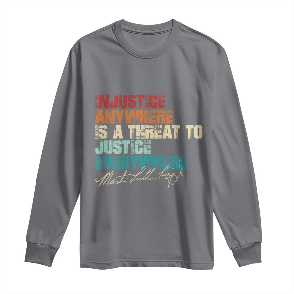 Martin Luther King Jr Long Sleeve Shirt Vintage Inspirational Quote MLK Day Black History Month - African Pride
