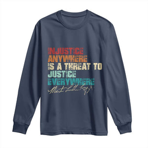 Martin Luther King Jr Long Sleeve Shirt Vintage Inspirational Quote MLK Day Black History Month - African Pride