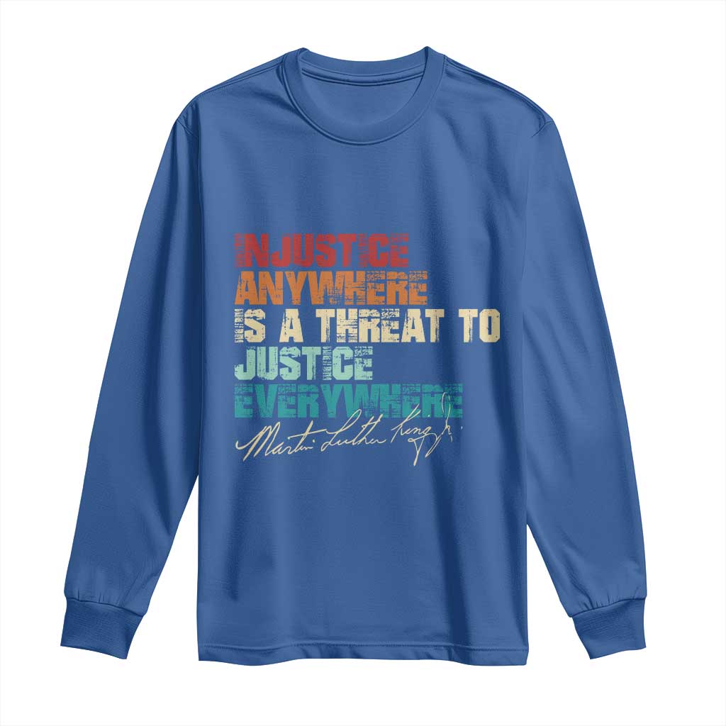 Martin Luther King Jr Long Sleeve Shirt Vintage Inspirational Quote MLK Day Black History Month - African Pride