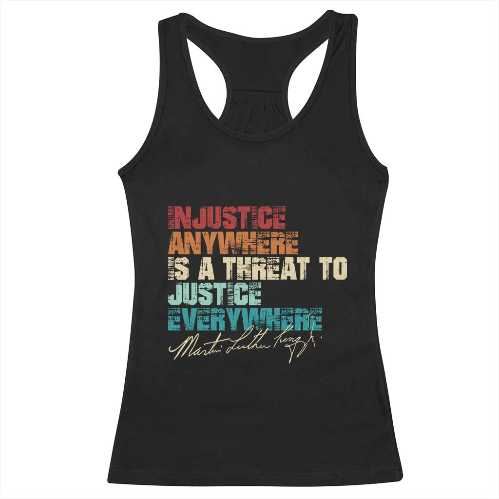 Martin Luther King Jr Racerback Tank Top Vintage Inspirational Quote MLK Day Black History Month - African Pride