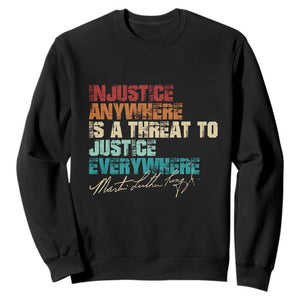 Martin Luther King Jr Sweatshirt Vintage Inspirational Quote MLK Day Black History Month - African Pride