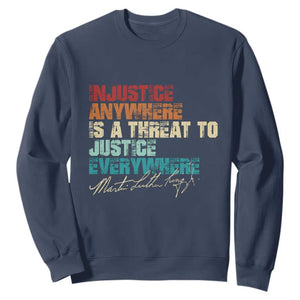 Martin Luther King Jr Sweatshirt Vintage Inspirational Quote MLK Day Black History Month - African Pride