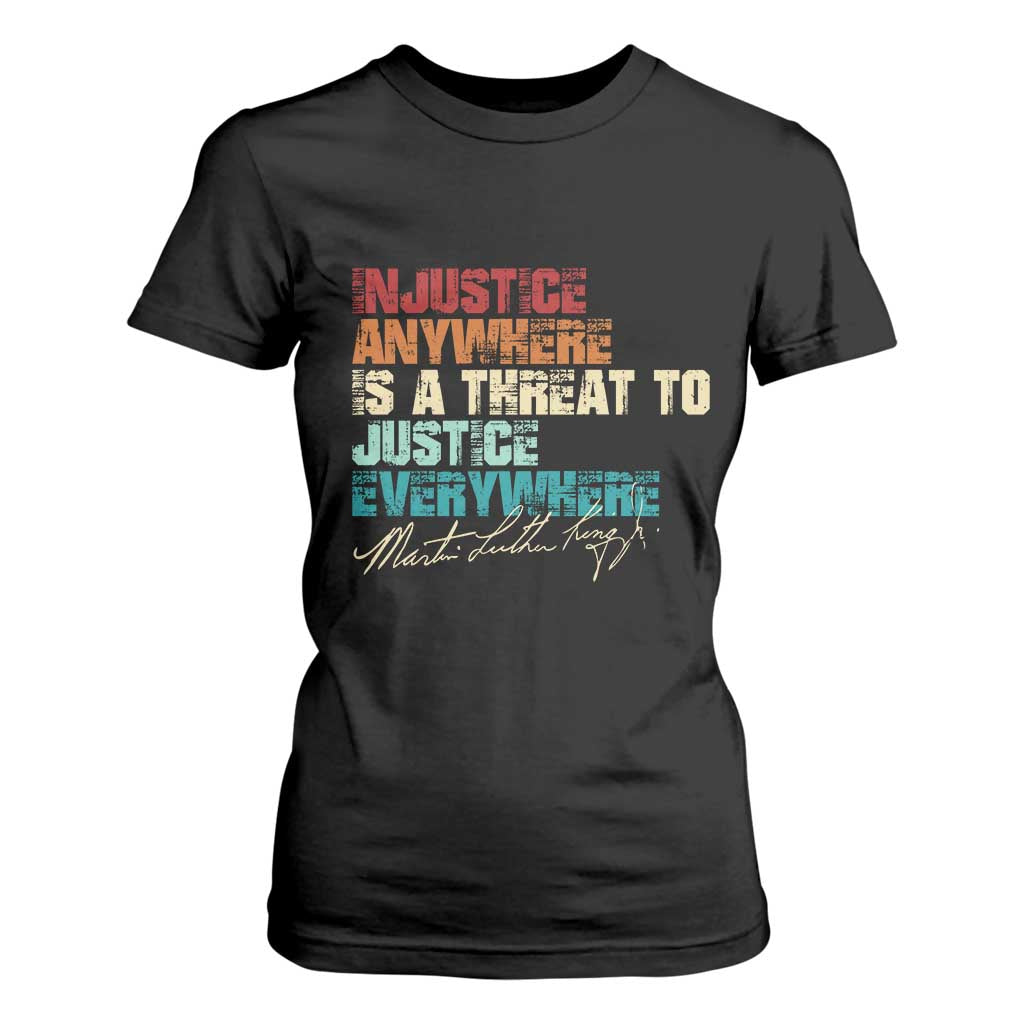 Martin Luther King Jr T Shirt For Women Vintage Inspirational Quote MLK Day Black History Month - African Pride