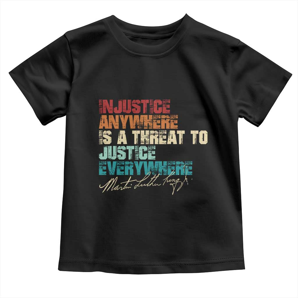 Martin Luther King Jr Toddler T Shirt Vintage Inspirational Quote MLK Day Black History Month - African Pride