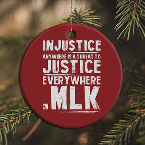 Martin Luther King Jr Christmas Ornament Inspirational Quote MLK Day Black History Month - African Pride