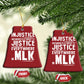 Martin Luther King Jr Christmas Ornament Inspirational Quote MLK Day Black History Month - African Pride