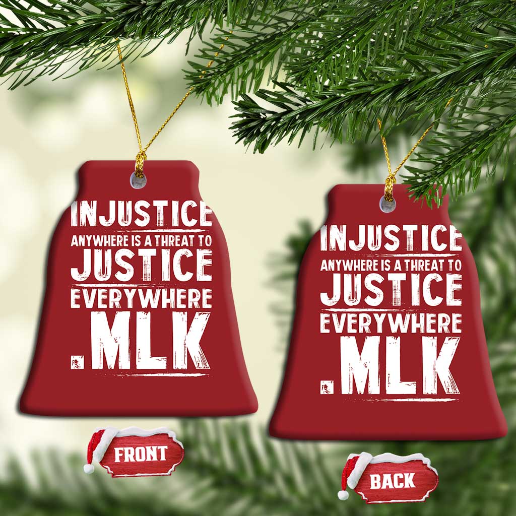Martin Luther King Jr Christmas Ornament Inspirational Quote MLK Day Black History Month - African Pride
