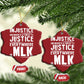Martin Luther King Jr Christmas Ornament Inspirational Quote MLK Day Black History Month - African Pride