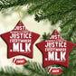 Martin Luther King Jr Christmas Ornament Inspirational Quote MLK Day Black History Month - African Pride