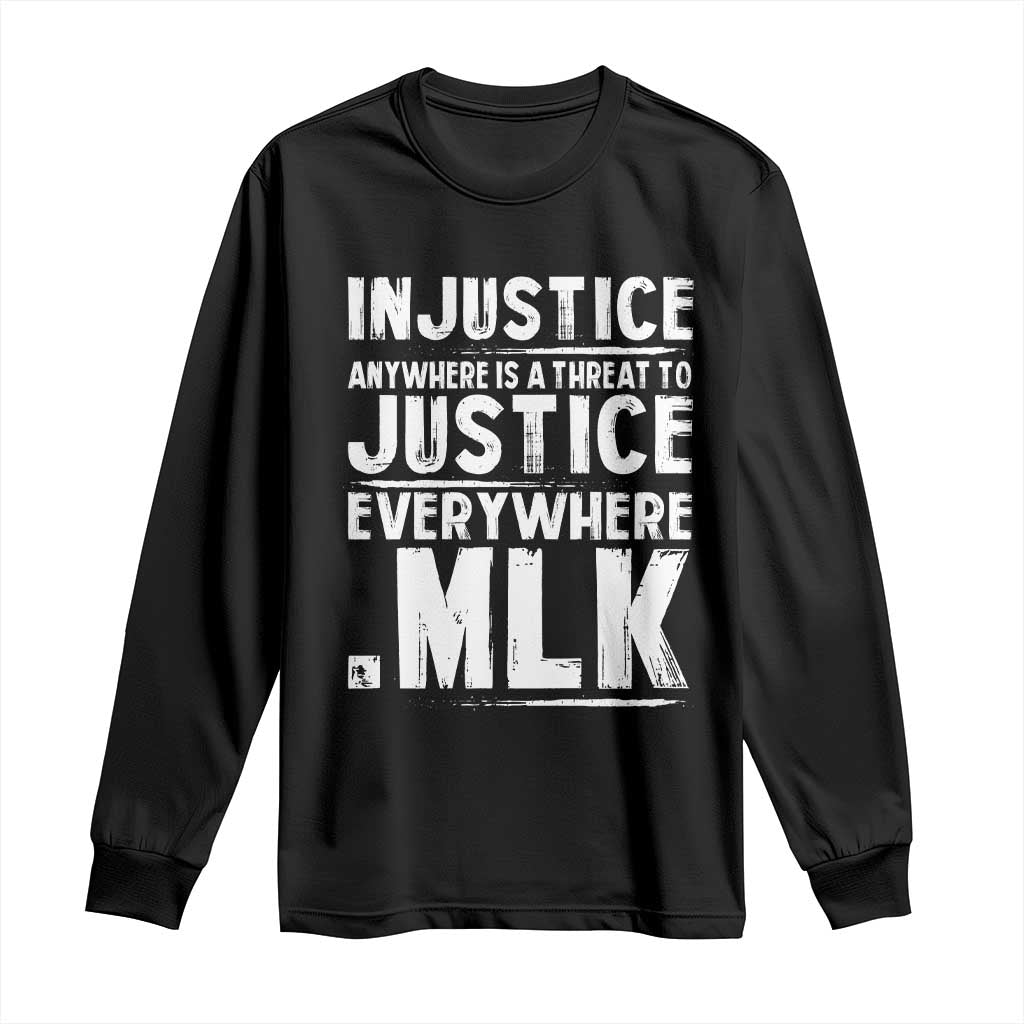 Martin Luther King Jr Long Sleeve Shirt Inspirational Quote MLK Day Black History Month - African Pride