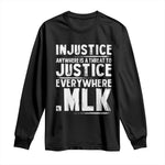 Martin Luther King Jr Long Sleeve Shirt Inspirational Quote MLK Day Black History Month - African Pride