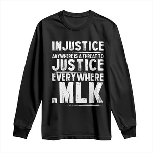 Martin Luther King Jr Long Sleeve Shirt Inspirational Quote MLK Day Black History Month - African Pride