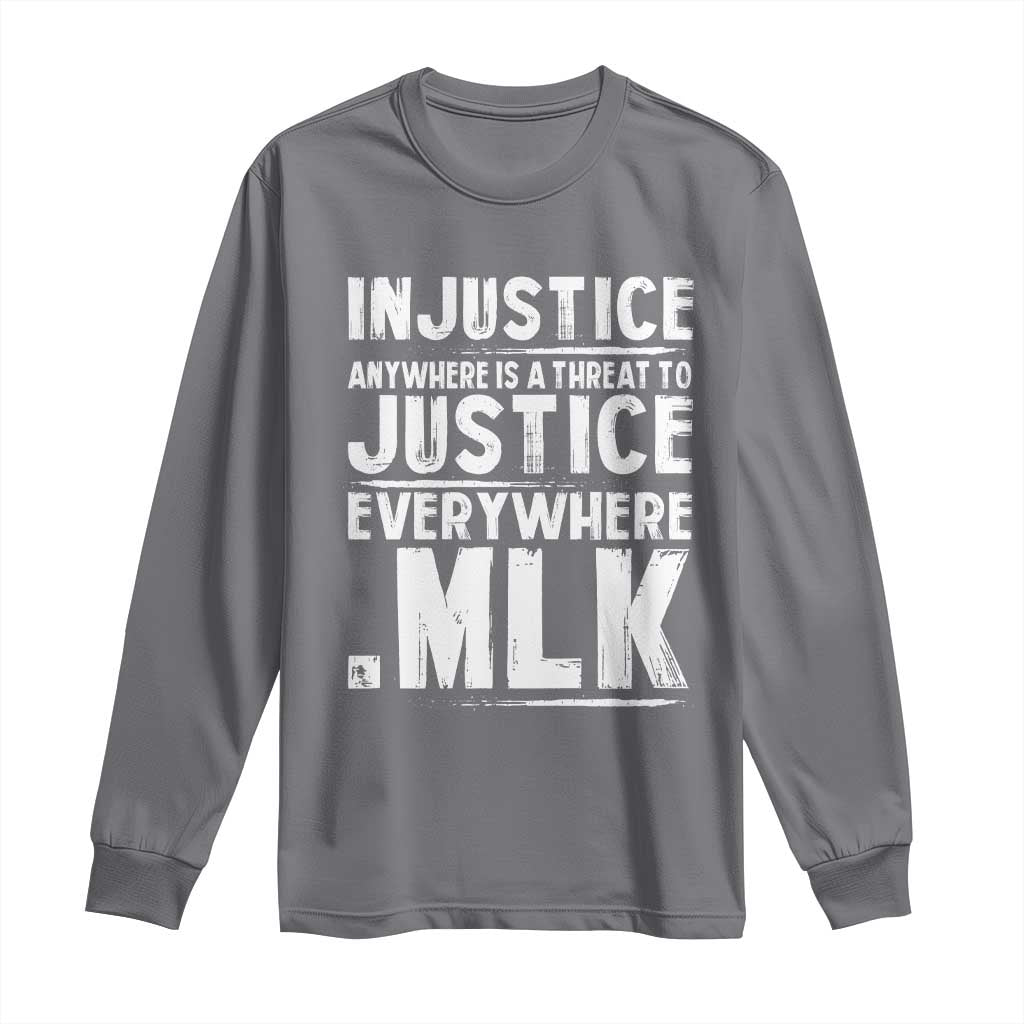 Martin Luther King Jr Long Sleeve Shirt Inspirational Quote MLK Day Black History Month - African Pride