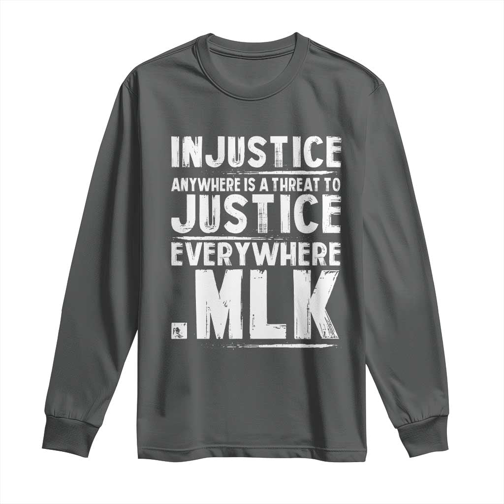 Martin Luther King Jr Long Sleeve Shirt Inspirational Quote MLK Day Black History Month - African Pride