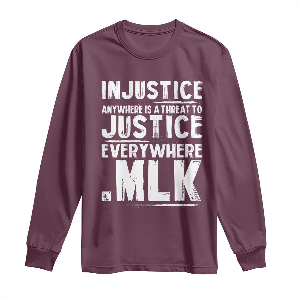 Martin Luther King Jr Long Sleeve Shirt Inspirational Quote MLK Day Black History Month - African Pride