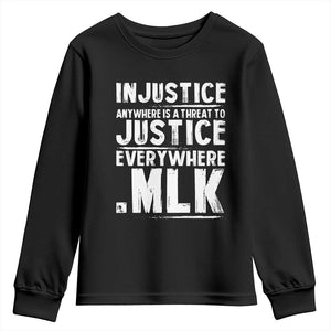 Martin Luther King Jr Youth Sweatshirt Inspirational Quote MLK Day Black History Month - African Pride