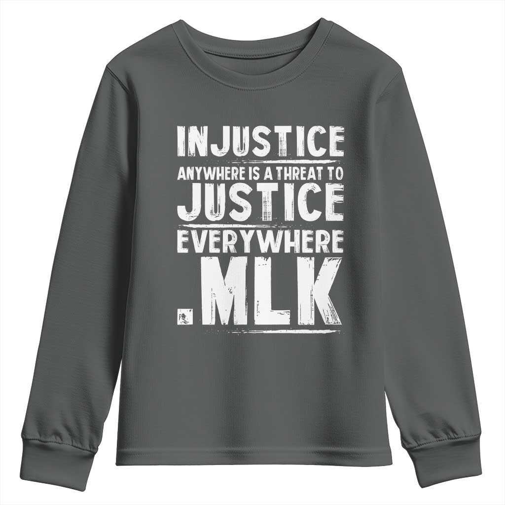 Martin Luther King Jr Youth Sweatshirt Inspirational Quote MLK Day Black History Month - African Pride