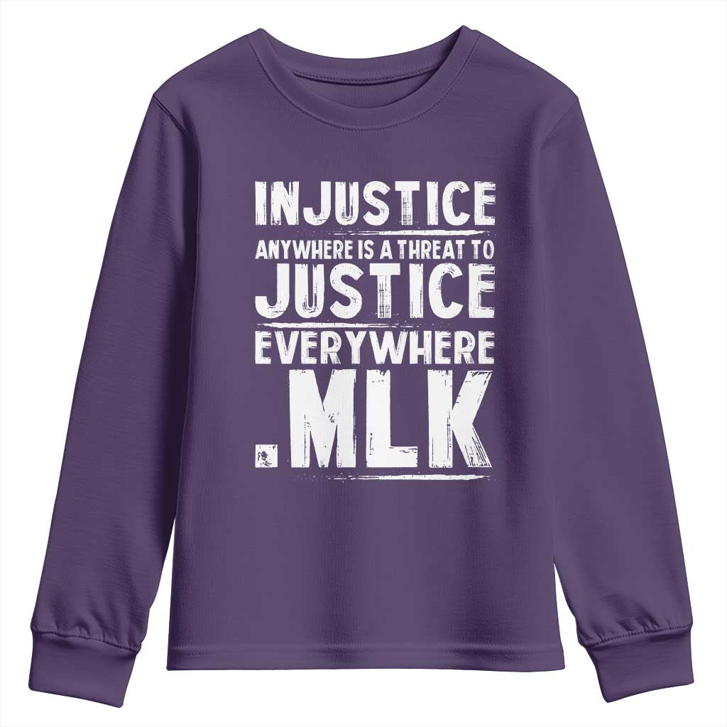 Martin Luther King Jr Youth Sweatshirt Inspirational Quote MLK Day Black History Month - African Pride