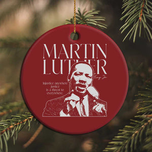 Martin Luther King Jr Christmas Ornament MLK Day Black History Month Inspirational Quote - African Pride