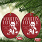 Martin Luther King Jr Christmas Ornament MLK Day Black History Month Inspirational Quote - African Pride