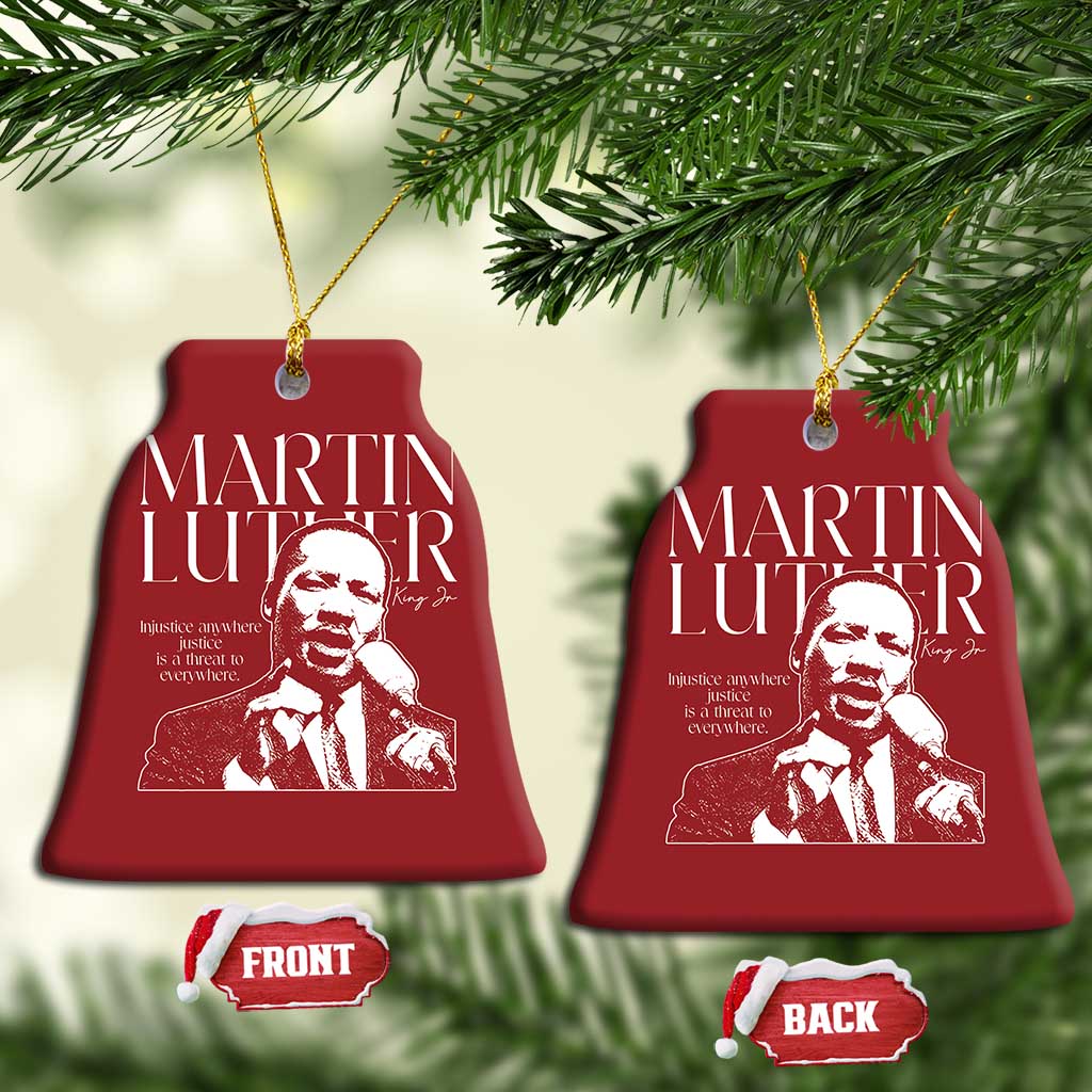 Martin Luther King Jr Christmas Ornament MLK Day Black History Month Inspirational Quote - African Pride