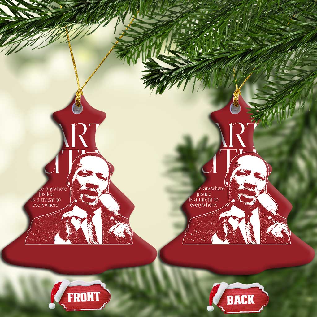 Martin Luther King Jr Christmas Ornament MLK Day Black History Month Inspirational Quote - African Pride