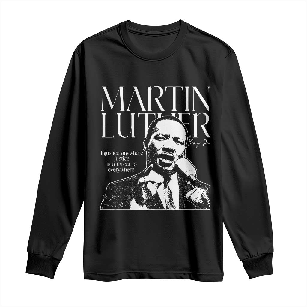 Martin Luther King Jr Long Sleeve Shirt MLK Day Black History Month Inspirational Quote - African Pride