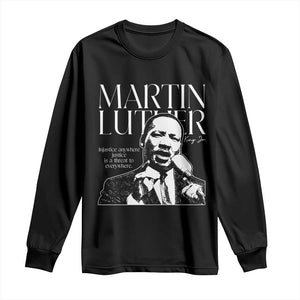 Martin Luther King Jr Long Sleeve Shirt MLK Day Black History Month Inspirational Quote - African Pride