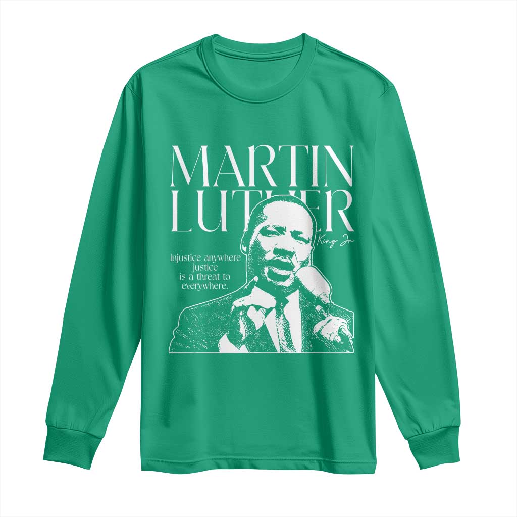 Martin Luther King Jr Long Sleeve Shirt MLK Day Black History Month Inspirational Quote - African Pride
