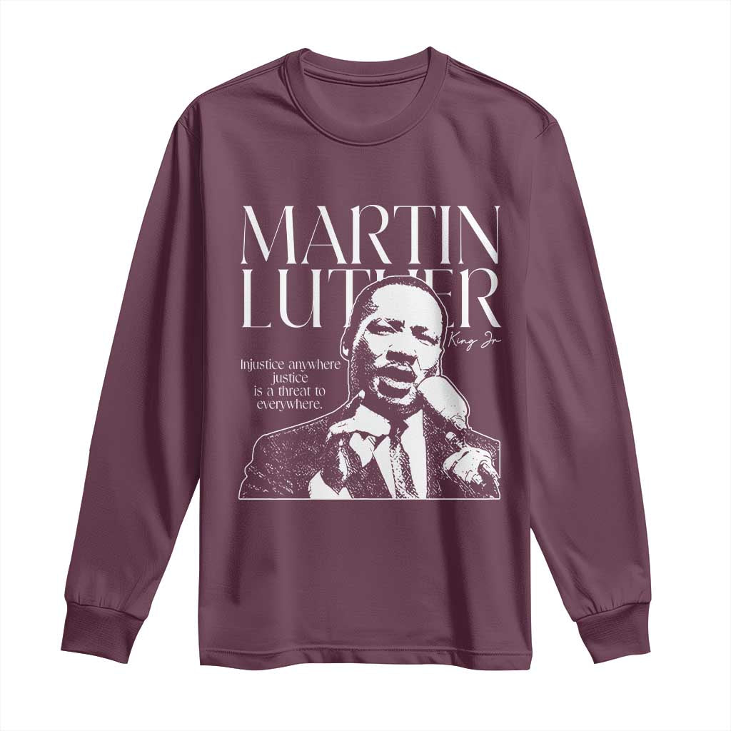 Martin Luther King Jr Long Sleeve Shirt MLK Day Black History Month Inspirational Quote - African Pride