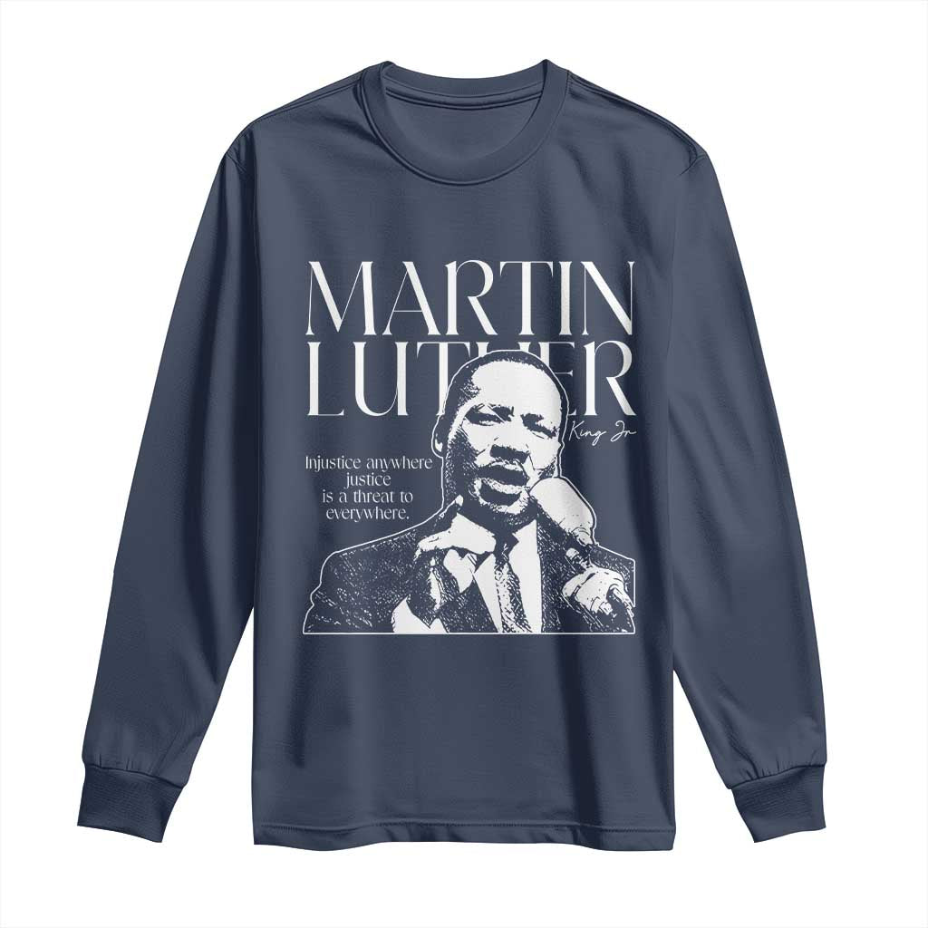 Martin Luther King Jr Long Sleeve Shirt MLK Day Black History Month Inspirational Quote - African Pride