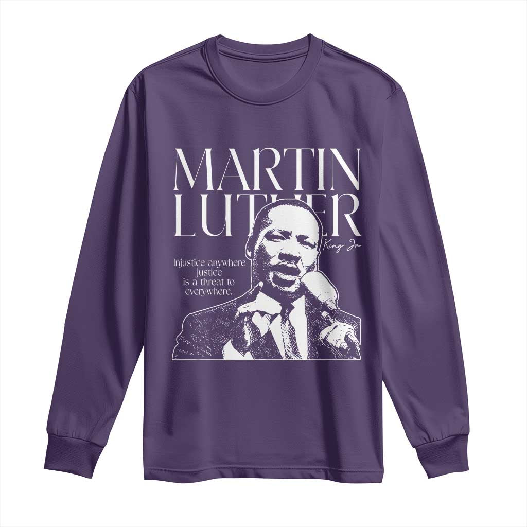 Martin Luther King Jr Long Sleeve Shirt MLK Day Black History Month Inspirational Quote - African Pride