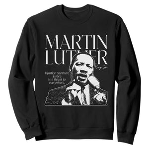 Martin Luther King Jr Sweatshirt MLK Day Black History Month Inspirational Quote - African Pride