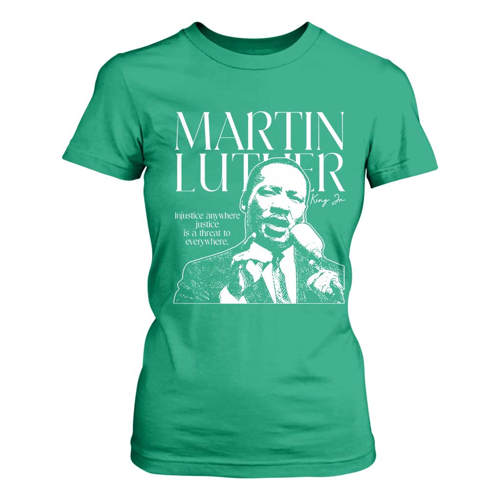 Martin Luther King Jr T Shirt For Women MLK Day Black History Month Inspirational Quote - African Pride