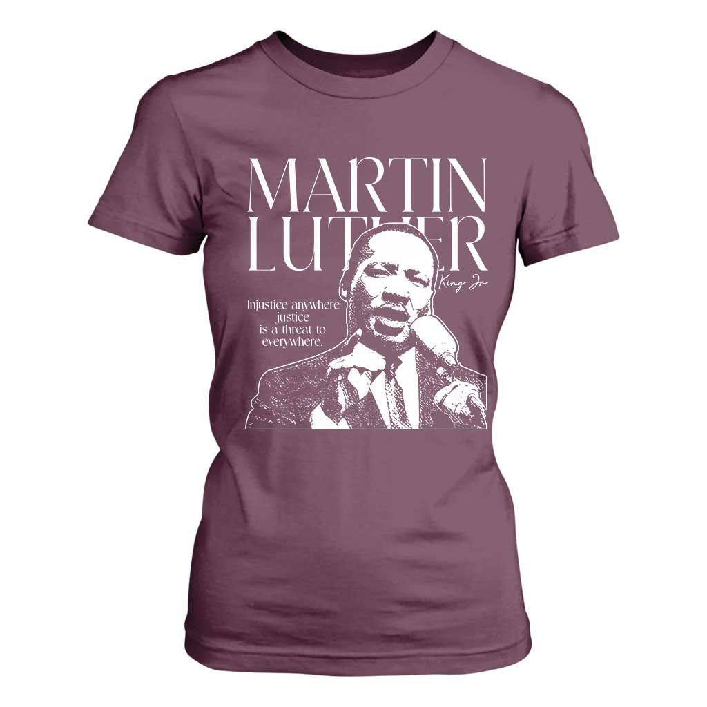 Martin Luther King Jr T Shirt For Women MLK Day Black History Month Inspirational Quote - African Pride