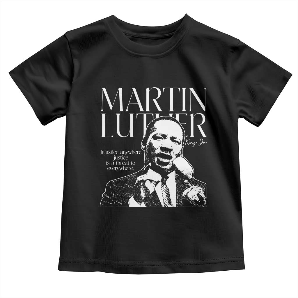 Martin Luther King Jr Toddler T Shirt MLK Day Black History Month Inspirational Quote - African Pride