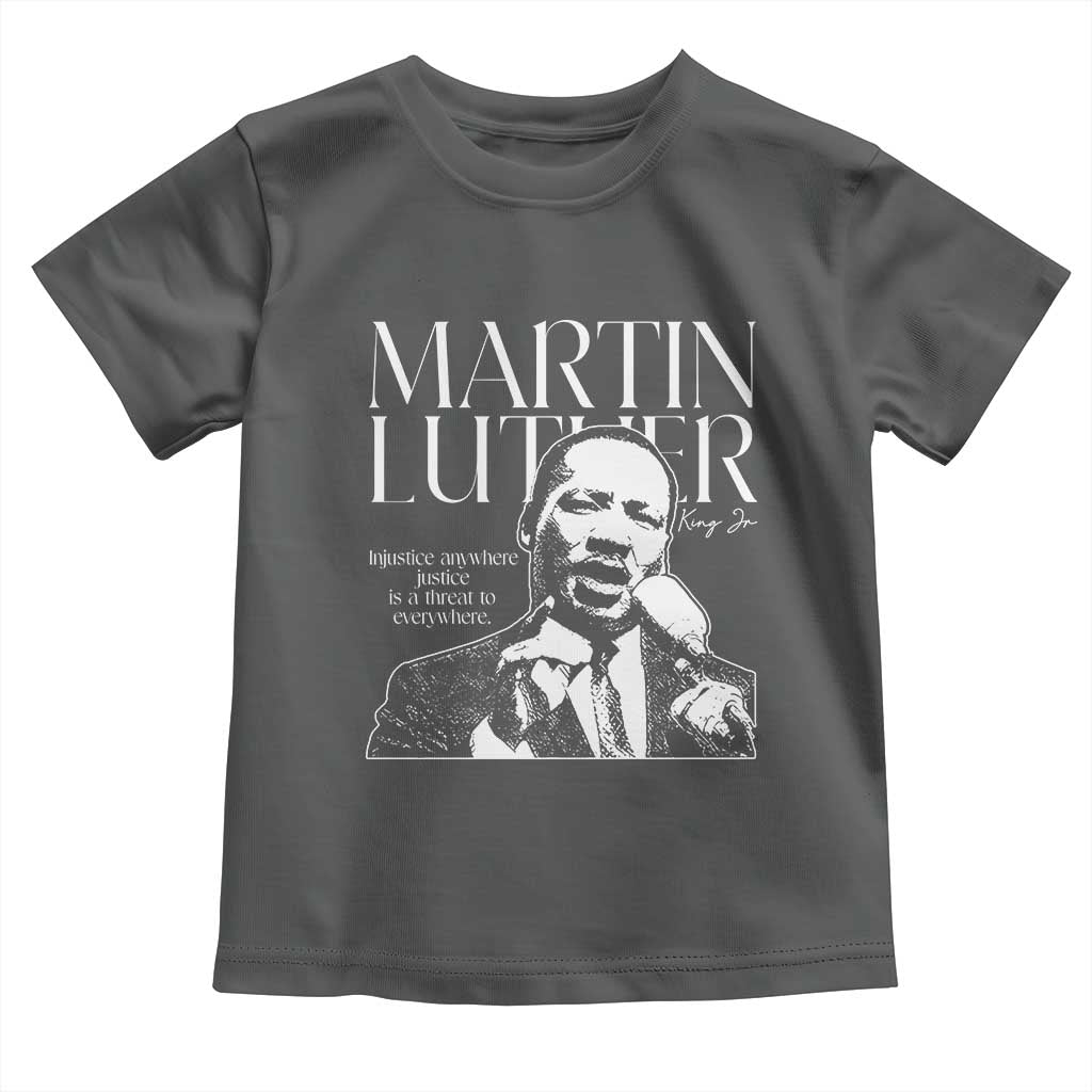 Martin Luther King Jr Toddler T Shirt MLK Day Black History Month Inspirational Quote - African Pride