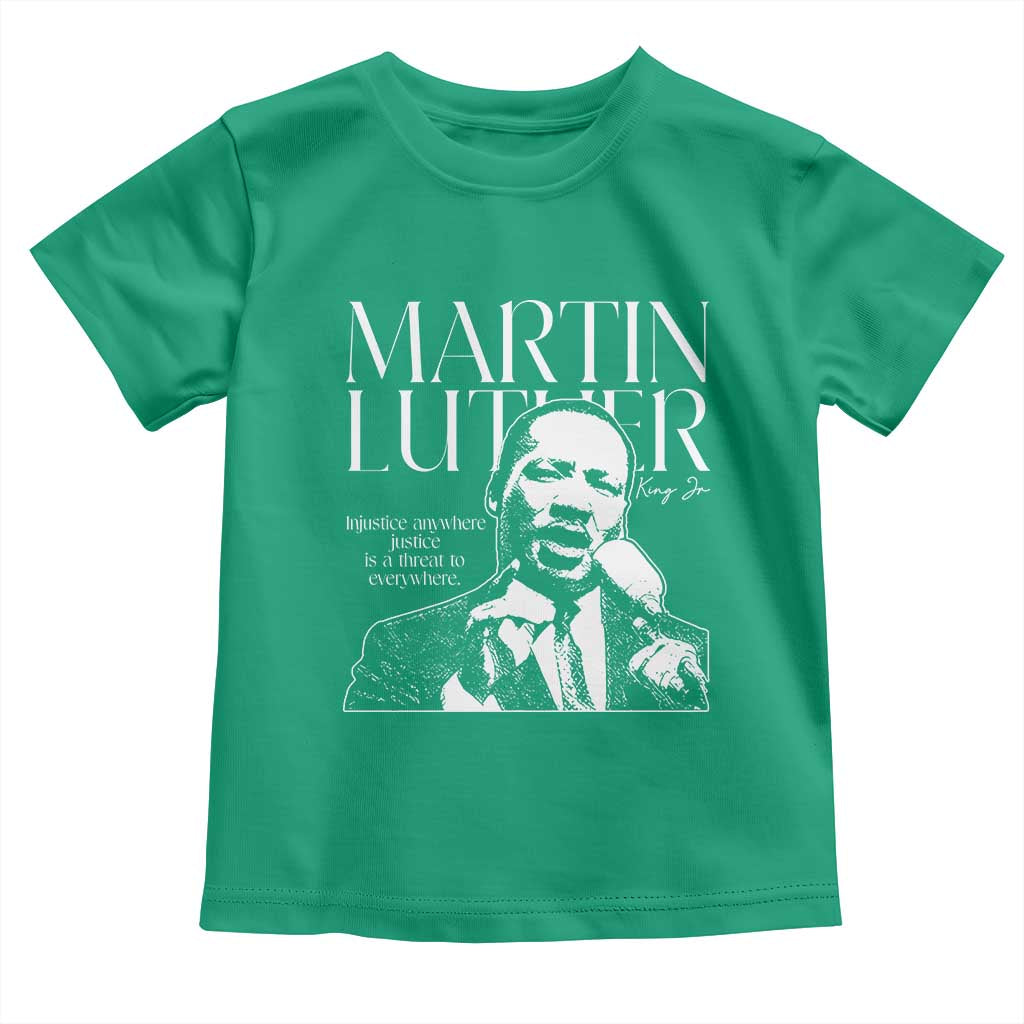 Martin Luther King Jr Toddler T Shirt MLK Day Black History Month Inspirational Quote - African Pride