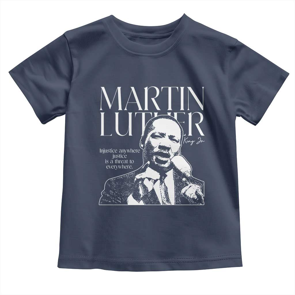 Martin Luther King Jr Toddler T Shirt MLK Day Black History Month Inspirational Quote - African Pride