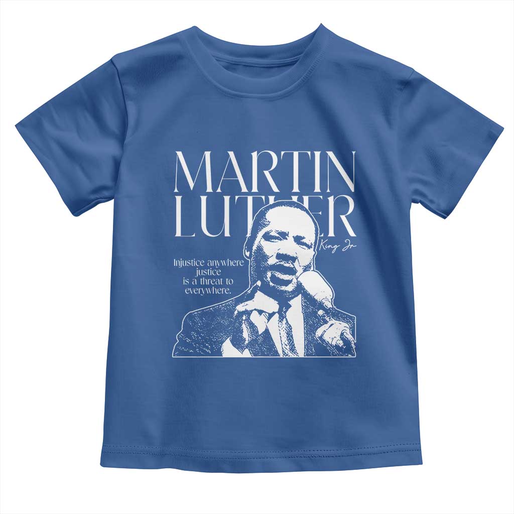 Martin Luther King Jr Toddler T Shirt MLK Day Black History Month Inspirational Quote - African Pride