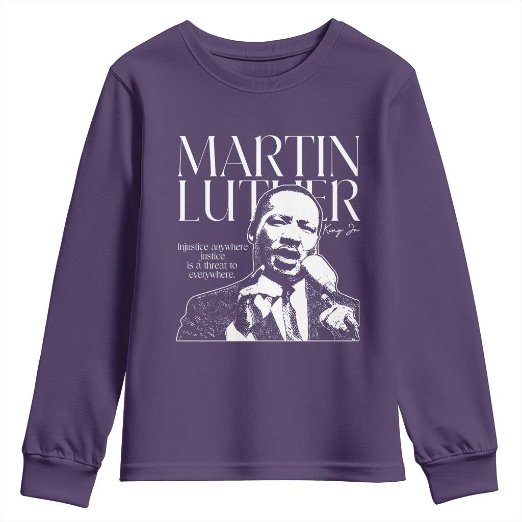 Martin Luther King Jr Youth Sweatshirt MLK Day Black History Month Inspirational Quote - African Pride