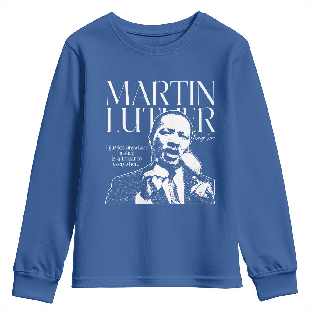 Martin Luther King Jr Youth Sweatshirt MLK Day Black History Month Inspirational Quote - African Pride
