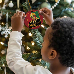 Martin Luther King Christmas Ornament Retro MLK Day - African Pride