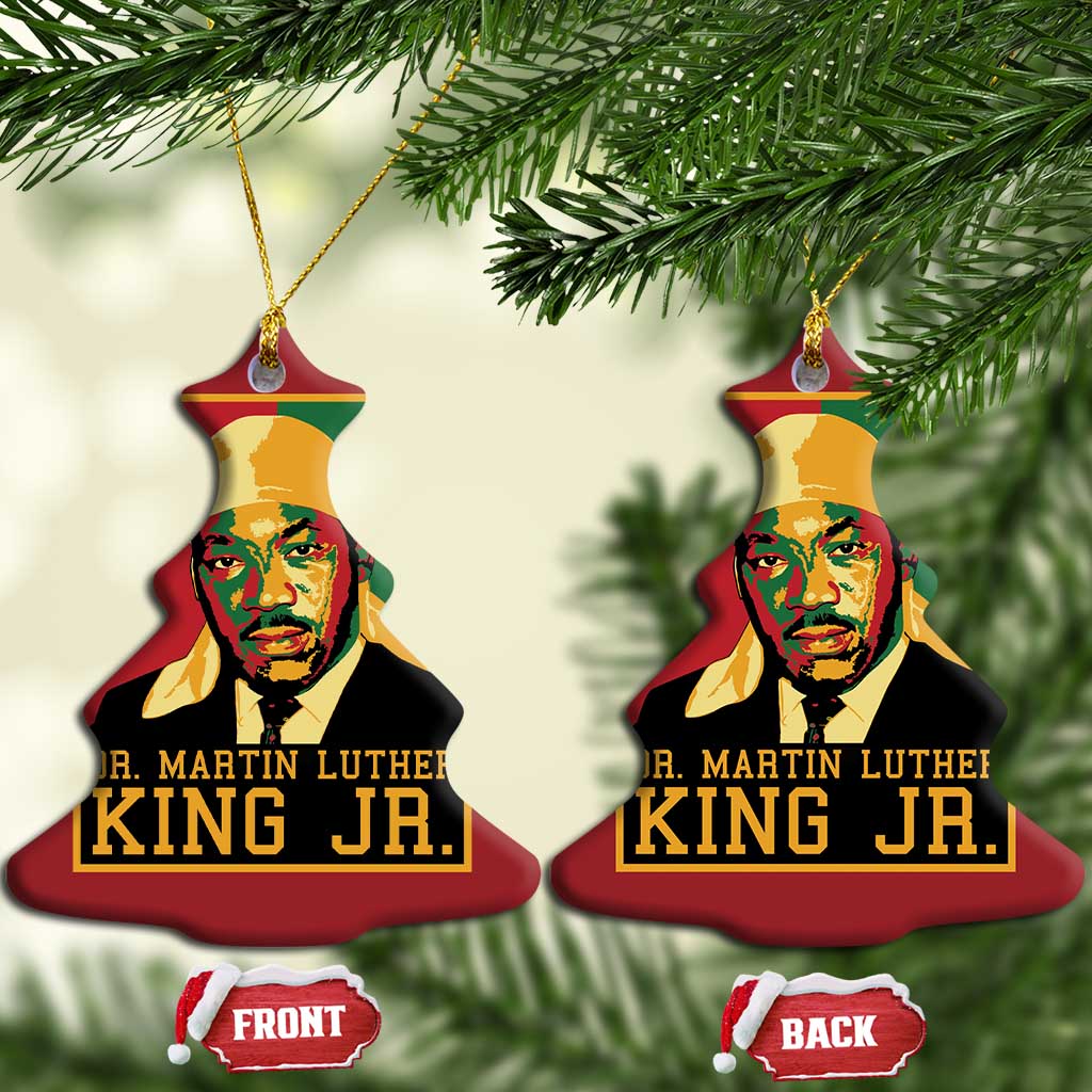 Martin Luther King Christmas Ornament Retro MLK Day - African Pride