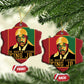 Martin Luther King Christmas Ornament Retro MLK Day - African Pride
