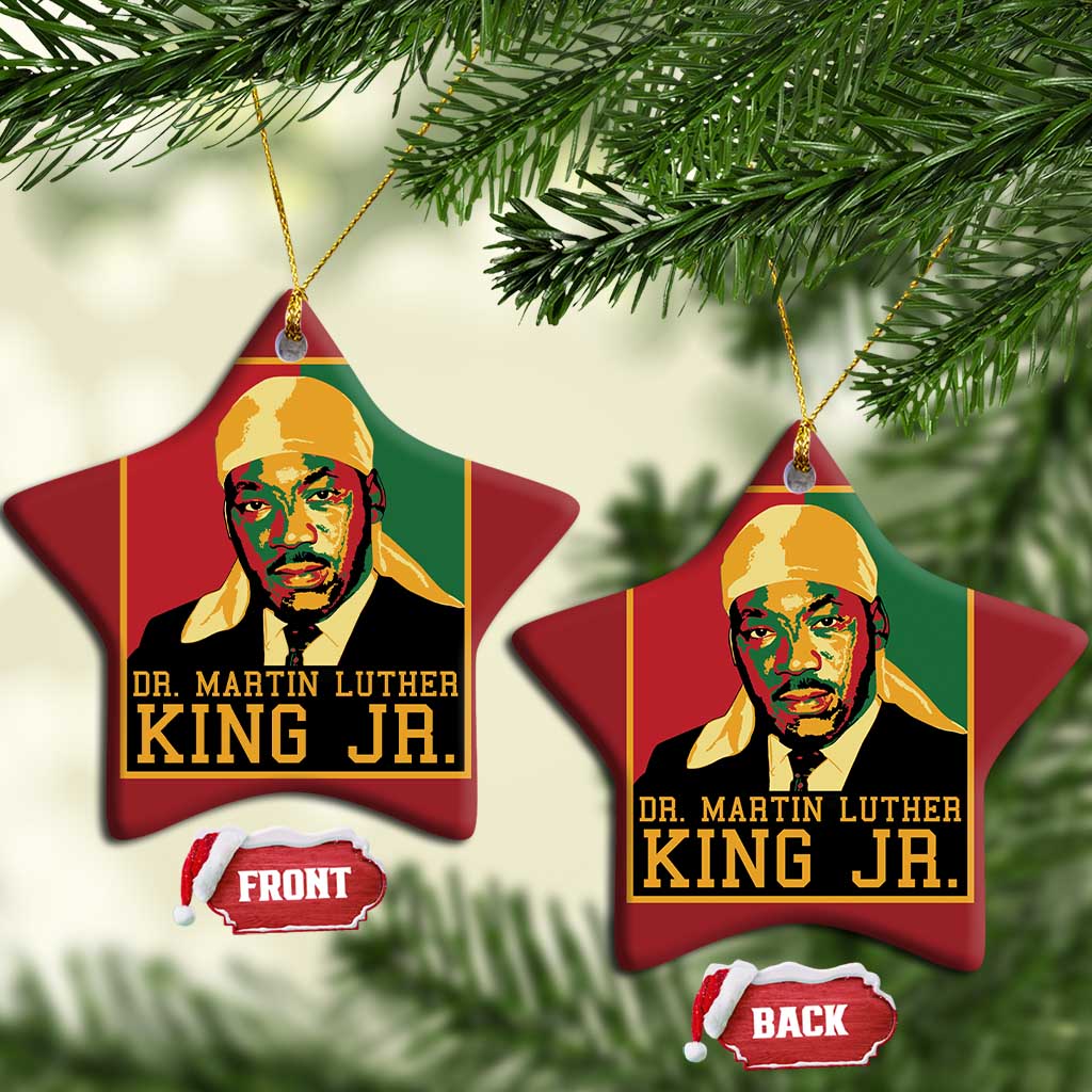 Martin Luther King Christmas Ornament Retro MLK Day - African Pride