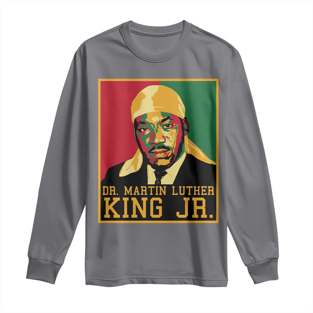 Martin Luther King Long Sleeve Shirt Retro MLK Day - African Pride